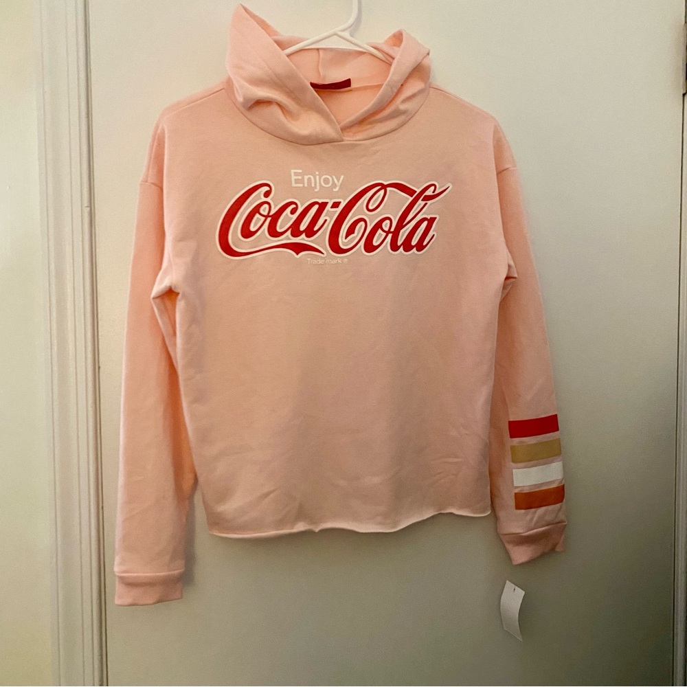 Light Pink Coca Colla Coke Hoodie